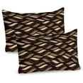thumbnail image 1 of Ambesonne Brown Pillow Sham 2 Pack, Cheetah Skin Pattern Savannah, 26"x20", Redwood Brown, 1 of 3