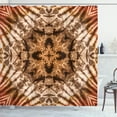 thumbnail image 1 of Ambesonne Brown Shower Curtain, Tie Dye Effect Pattern, 69"Wx84"L, Brown Orange, 1 of 5