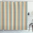 thumbnail image 1 of Ambesonne Brown and Blue Shower Curtain, Geometric Scribbles, 69"Wx75"L, Multicolor, 1 of 3
