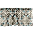 thumbnail image 1 of Ambesonne Brown and Blue Window Valance, Eastern Star, 54" X 12", Taupe Pale Blue Brown, 1 of 3