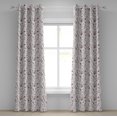 thumbnail image 1 of Ambesonne Brown and White Grommet Curtain, Vegetables Food, 50" x 72", Chestnut Brown and White, 1 of 6