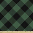 thumbnail image 1 of Ambesonne Buffalo Check Fabric by the Yard Upholstery, Christmas Checkered, 10 Yards, Forest Green and Dark Grey, 1 of 5