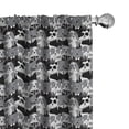 thumbnail image 1 of Ambesonne Bulldog Curtains, Gentlemen Punk Animals, Pair of 28"x63", Grey Black and Pale Grey, 1 of 5