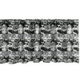 thumbnail image 1 of Ambesonne Bulldog Window Valance, Gentlemen Punk Animals, 54" X 18", Grey Black and Pale Grey, 1 of 3