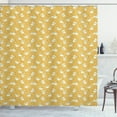 thumbnail image 1 of Ambesonne Bunny Shower Curtain, Countryside Animals Flowers, 69"Wx70"L, Mustard Seafoam White, 1 of 3