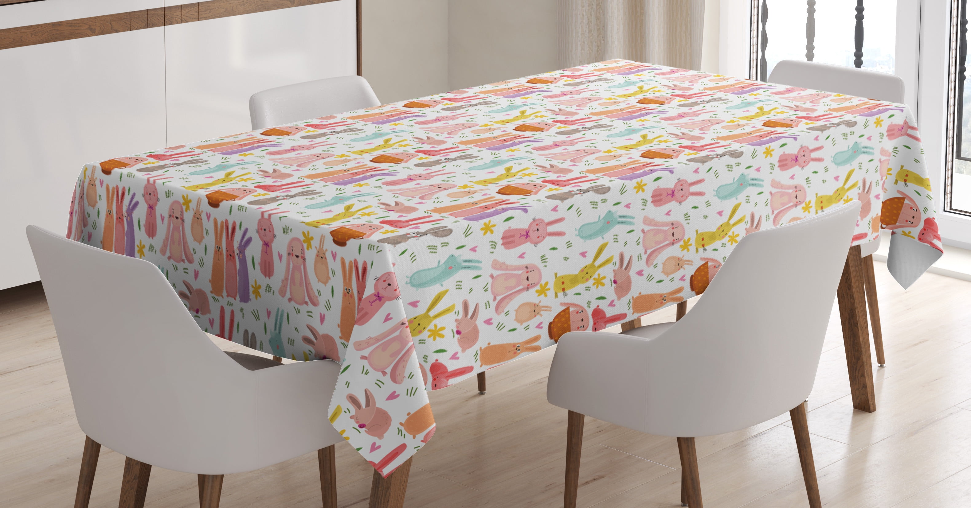 Squared Table cover Honey Bunny main image 1