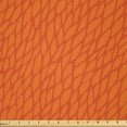 thumbnail image 1 of Ambesonne Burnt Orange Fabric by the Yard Microfiber, Nature Growth Leaves, 3 Yards, Orange Burnt Orange, 1 of 2