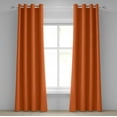 thumbnail image 1 of Ambesonne Burnt Orange Grommet Curtain, Nature Growth Leaves, 50" x 96", Orange Burnt Orange, 1 of 6