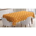 thumbnail image 1 of Ambesonne Burnt Orange Tablecloth Rectangular Table Cover, Foliage Nature Theme, 52"x70", Burnt Orange Orange, 1 of 3
