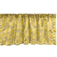 thumbnail image 1 of Ambesonne Butterflies Window Valance, Romantic Flying Insects, 54" X 12", Tan Earth Yellow, 1 of 3