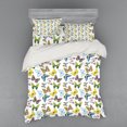 thumbnail image 1 of Ambesonne Butterfly Bedding Set 4 Pcs, Watercolor Ethnic, Queen, Multicolor, 1 of 2