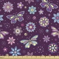 thumbnail image 1 of Ambesonne Butterfly Fabric by the Yard Upholstery, Vortex Shapes Design, 1 Yard, Multicolor, 1 of 5