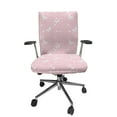 thumbnail image 1 of Ambesonne Butterfly Office Chair Cover Stretchable High Back, Soft Pink Floral, Pale Pink White, 1 of 1