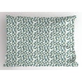 thumbnail image 1 of Ambesonne Butterfly Pillow Sham, Swallowtail and Green, 36" X 20", Apple Green Turquoise, 1 of 2