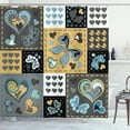 thumbnail image 1 of Ambesonne Butterfly Shower Curtain, Butterfly Heart Retro, 69"Wx70"L, Multicolor, 1 of 5