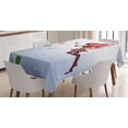 thumbnail image 1 of Ambesonne Butterfly Tablecloth Rectangular Table Cover, Butterfly Wing, 60"x90", Multicolor, 1 of 4