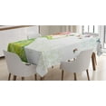 thumbnail image 1 of Ambesonne Butterfly Tablecloth Rectangular Table Cover, Cartoon Lady Pastel, 52"x70", Pink Orange Green, 1 of 3