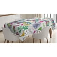 thumbnail image 1 of Ambesonne Butterfly Tablecloth Rectangular Table Cover, Paisley Dragonfly, 60"x84", Multicolor, 1 of 3