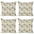 thumbnail image 1 of Ambesonne Butterfly Throw Pillow Cover 4 Pack, Abstract Springtime, 18", Multicolor, 1 of 2