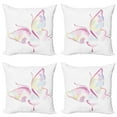 thumbnail image 1 of Ambesonne Butterfly Throw Pillow Cover 4 Pack, Nature Spring, 24", Multicolor, 1 of 6