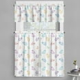 thumbnail image 1 of Ambesonne Butterfly Valance & Curtain, Doodle Style Colorful, 55"x45", Multicolor, 1 of 6