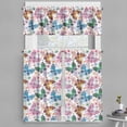 thumbnail image 1 of Ambesonne Butterfly Valance & Curtain, Floral Vibrant Ethnic, 55"x36", Multicolor, 1 of 6