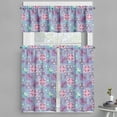 thumbnail image 1 of Ambesonne Butterfly Valance & Curtain, Springtime Geometric, 55"x45", Multicolor, 1 of 6