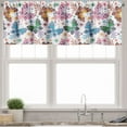 thumbnail image 1 of Ambesonne Butterfly Valance Pack of 2, Floral Vibrant Ethnic, 54"X18", Multicolor, 1 of 4