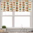 thumbnail image 1 of Ambesonne Butterfly Valance Pack of 2, Retro Abstract Insect, 54"X12", White and Multicolor, 1 of 5