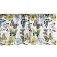 thumbnail image 1 of Ambesonne Butterfly Valance Pack of 2, Watercolor Ethnic, 42"X18", Multicolor, 1 of 3