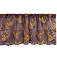 thumbnail image 1 of Ambesonne Butterfly Window Valance, Insect with Dotted Wings, 54" X 18", Pale Eggplant Multicolor, 1 of 3
