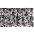 thumbnail image 1 of Ambesonne Butterfly Window Valance, Romantic Summertime, 54" X 18", Taupe Pink Black, 1 of 3