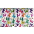 thumbnail image 1 of Ambesonne Butterfly Window Valance, Vibrant Floral Happy, 54" X 18", Multicolor, 1 of 3
