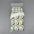 thumbnail image 1 of Ambesonne Cactus Bedding Set 3 Pcs, Succulents Flower Pots, Twin, Multicolor, 1 of 2
