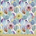 thumbnail image 1 of Ambesonne Cactus Fabric by the Yard Upholstery, Vintage Latin American, 1 Yard, Multicolor, 1 of 4