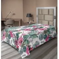 thumbnail image 1 of Ambesonne Cactus Flat Sheet, Spring Blooms Boho Style, TwinXL Size, Multicolor, 1 of 1