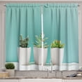 thumbnail image 1 of Ambesonne Cactus Kitchen Curtains, Botanical Desert Floral Art, 55"x36", Pistachio Green Pale Teal, 1 of 3