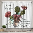 thumbnail image 1 of Ambesonne Cactus Kitchen Curtains, Tropical Window Garden, 55"x39", Multicolor, 1 of 3