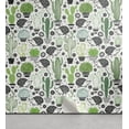 thumbnail image 1 of Ambesonne Cactus Peel & Stick Wallpaper for Home, Hedgehog Saguaro Cartoon, 13"x100",, 1 of 6
