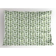 thumbnail image 1 of Ambesonne Cactus Pillow Sham, Succulent Houseplants, 36" X 20", Grey Apple Green, 1 of 2