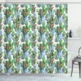 thumbnail image 1 of Ambesonne Cactus Shower Curtain, Hawaiian Summer Theme, 69"Wx75"L, Multicolor, 1 of 3