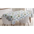thumbnail image 1 of Ambesonne Cactus Tablecloth Rectangular Table Cover, Blossomin Watercolor, 52"x70", Multicolor, 1 of 4