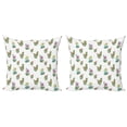 thumbnail image 1 of Ambesonne Cactus Throw Pillow Cover 2 Pack, Hawaiian Bouquet Vintage, 24", Multicolor, 1 of 2