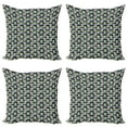 thumbnail image 1 of Ambesonne Cactus Throw Pillow Cover 4 Pack, Foliage Watercolor Style, 24", Multicolor, 1 of 2