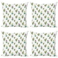 thumbnail image 1 of Ambesonne Cactus Throw Pillow Cover 4 Pack, Hawaiian Bouquet Vintage, 18", Multicolor, 1 of 2