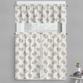 thumbnail image 1 of Ambesonne Cactus Valance & Curtain, Doodle Exotic Plant, 55"x45", Cream Black, 1 of 6