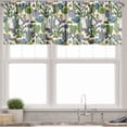 thumbnail image 1 of Ambesonne Cactus Valance Pack of 2, Blue Agave and Prickly Pear, 42"X12", Multicolor, 1 of 3