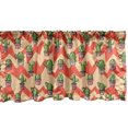 thumbnail image 1 of Ambesonne Cactus Window Valance, Zigzag Background Plant, 54" X 18", Multicolor, 1 of 3