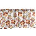thumbnail image 1 of Ambesonne Cake Window Valance, Wedding Inspired Design, 54" X 12", Multicolor, 1 of 5