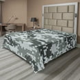 thumbnail image 1 of Ambesonne Camo Flat Sheet, Pixel Effect Digital Grey, King Size, Grey Pale Grey Grey, 1 of 1